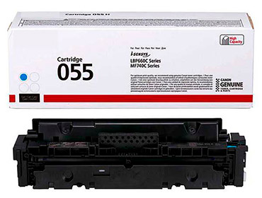 Картридж Canon 055C синий для MF744cdw